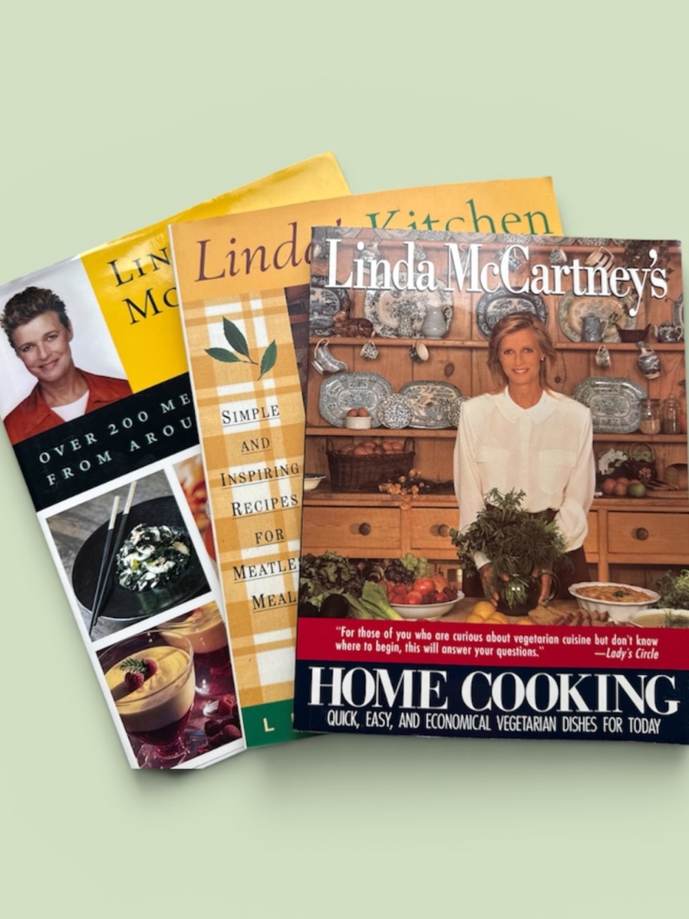 THREE VEGETARIAN COOKBOOKS